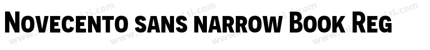 Novecento sans narrow Book Regular字体转换